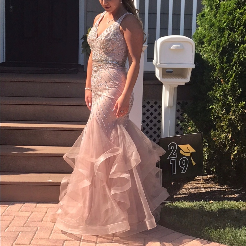 Prom dress worn once needs minor bead work
